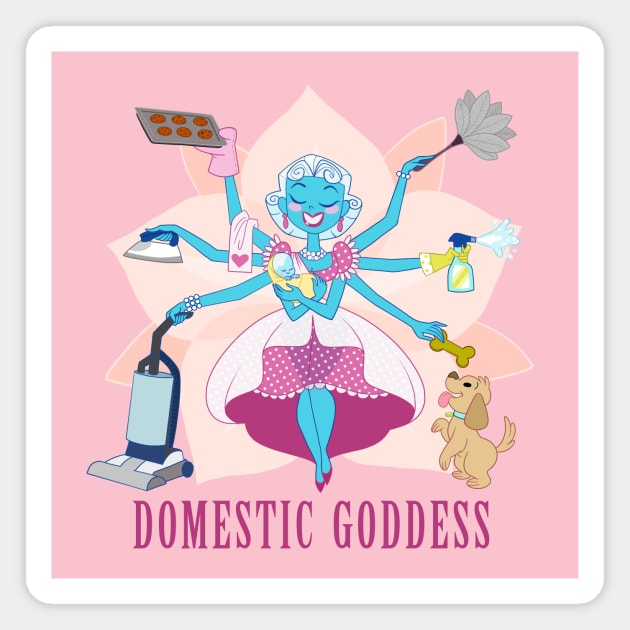 Domestic Goddess Magnet by JoTheZette